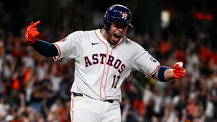 Houston Astros catcher Victor Caratini
