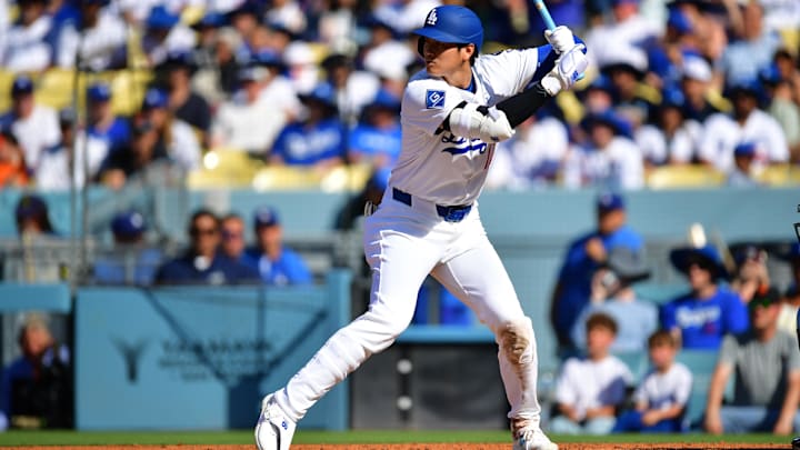 Jun 15, 2025; Los Angeles, California, USA; Los Angeles Dodgers designated hitter Shohei Ohtani (17)