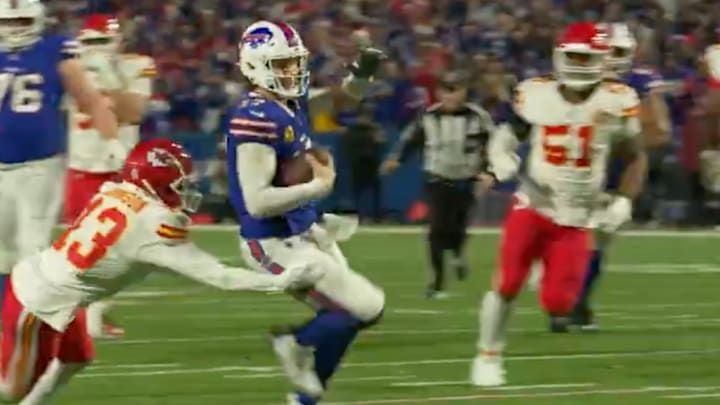 Josh Allen and the Bills are now 9-2 after beating the Chiefs on Sunday.