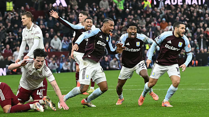 Aston Villa beat Arsenal earlier this month.