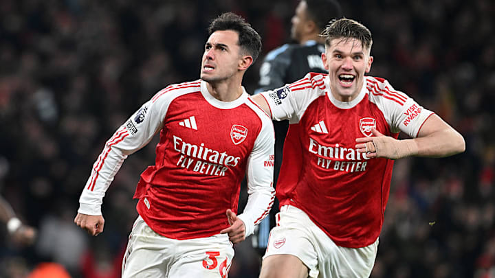 Arsenal ran riot in the second half against Aston Villa.