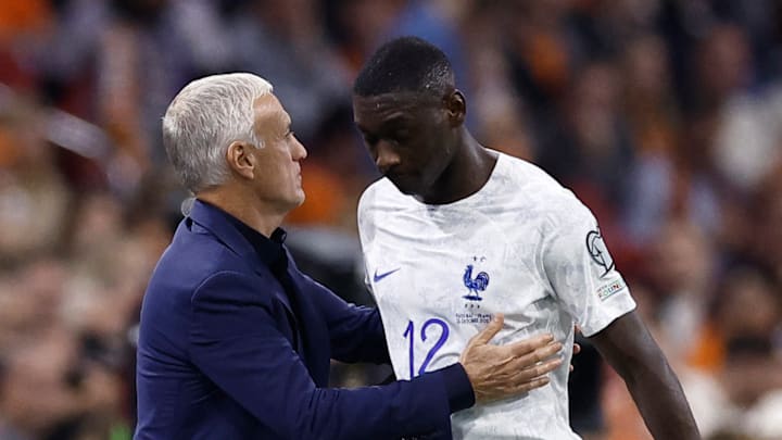 Randal Kolo Muani, facing challenges since joining PSG, could start for the French national team alongside Kylian Mbappe and Olivier Giroud.
