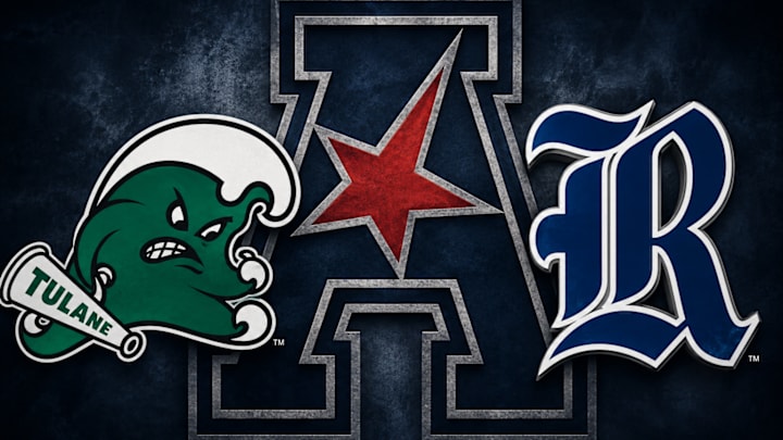 Tulane vs Rice with American logo