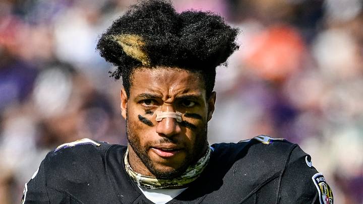 Baltimore Ravens cornerback Marlon Humphrey Baltimore Ravens cornerback Marlon Humphrey