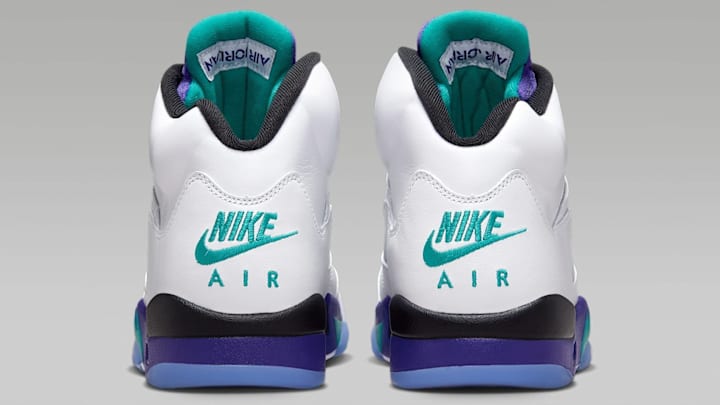 The Air Jordan 5 "Grape" colorway restocked online.