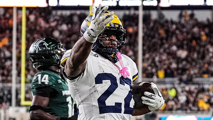 Running back Justice Haynes was having a breakout season at Michigan before a mid-season injury, but he has decided to transfer to Georgia Tech.