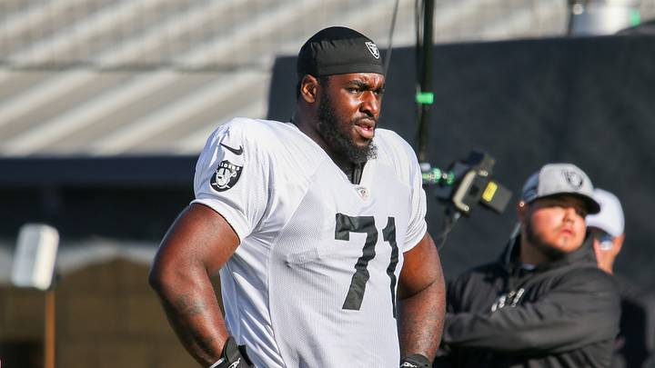Las Vegas Raiders OT Delmar "DJ" Glaze
