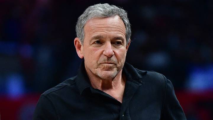 Oct 29, 2023; Los Angeles, California, USA; Disney chief executive officer Bob Iger in attendance during the second half at Crypto.com Arena. Mandatory Credit: Gary A. Vasquez-USA TODAY Sports Oct 29, 2023; Los Angeles, California, USA; Disney chief executive officer Bob Iger in attendance during the second half at Crypto.com Arena. Mandatory Credit: Gary A. Vasquez-USA TODAY Sports