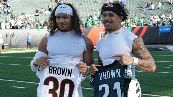 Sydney Brown, Chase Brown, Philadelphia Eagles v Cincinnati Bengals