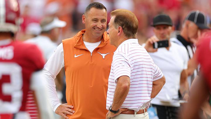 Steve Sarkisian, Nick Saban, Texas v Alabama