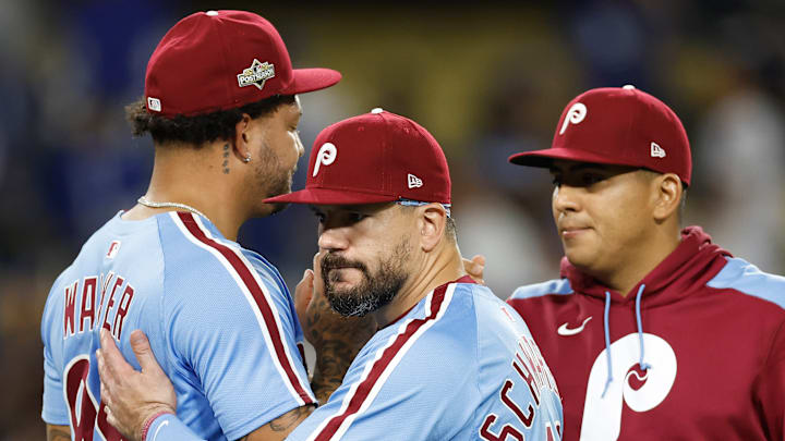 Division Series - Philadelphia Phillies v Los Angeles Dodgers - Game Three Division Series - Philadelphia Phillies v Los Angeles Dodgers - Game Three