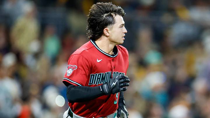 Jul 8, 2026; San Diego, California, USA; Arizona Diamondbacks center fielder Tommy Troy (9) hits a two-run home run during the seventh inning against the San Diego Padres at Petco Park. Mandatory Credit: David Frerker-Imagn Images Jul 8, 2026; San Diego, California, USA; Arizona Diamondbacks center fielder Tommy Troy (9) hits a two-run home run during the seventh inning against the San Diego Padres at Petco Park. Mandatory Credit: David Frerker-Imagn Images