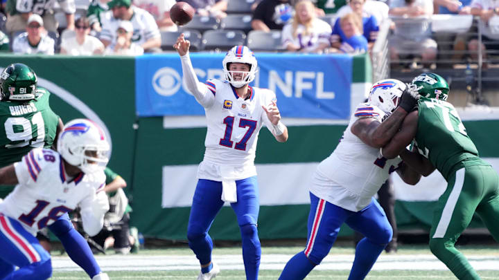 The Bills are big-time favorites against the Jets in NFL Week 18 action.