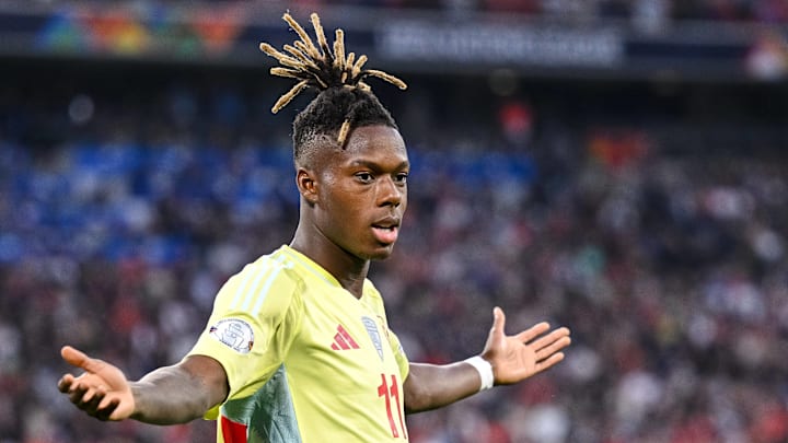 Nico Williams con la selección de España