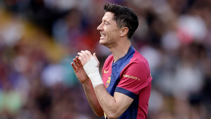 Robert Lewandowski est sorti sur blessure face au Celta de Vigo.