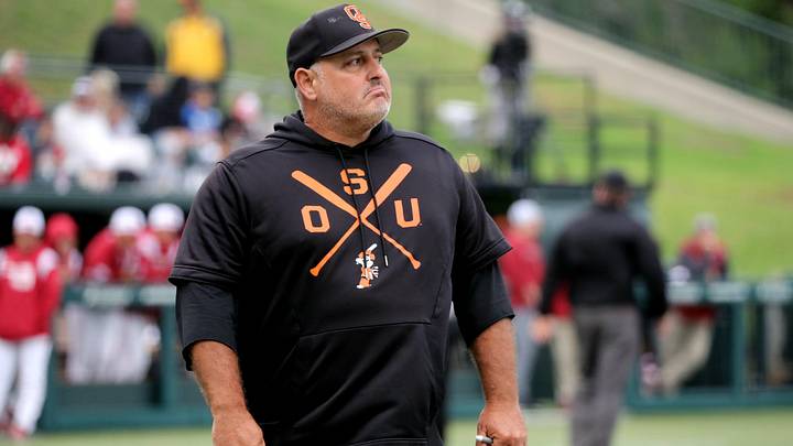 Oklahoma State head baseball coach Josh Holliday. Oklahoma State head baseball coach Josh Holliday.