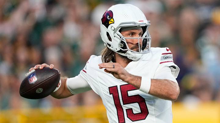Aug 28, 2026; Green Bay, Wisconsin, USA; Arizona Cardinals quarterback Gardner Minshew II (15) throws a pass during the first quarter against the Green Bay Packers at Lambeau Field. Mandatory Credit: Jeff Hanisch-Imagn Images Aug 28, 2026; Green Bay, Wisconsin, USA; Arizona Cardinals quarterback Gardner Minshew II (15) throws a pass during the first quarter against the Green Bay Packers at Lambeau Field. Mandatory Credit: Jeff Hanisch-Imagn Images