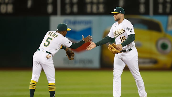 Tony Kemp, Seth Brown, Oakland Athletics, Oakland A's