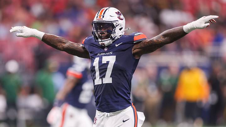 Auburn star linebacker Xavier Atkins was dismissed from the program on Monday night after the Tigers' win over No. 1 Georgia.