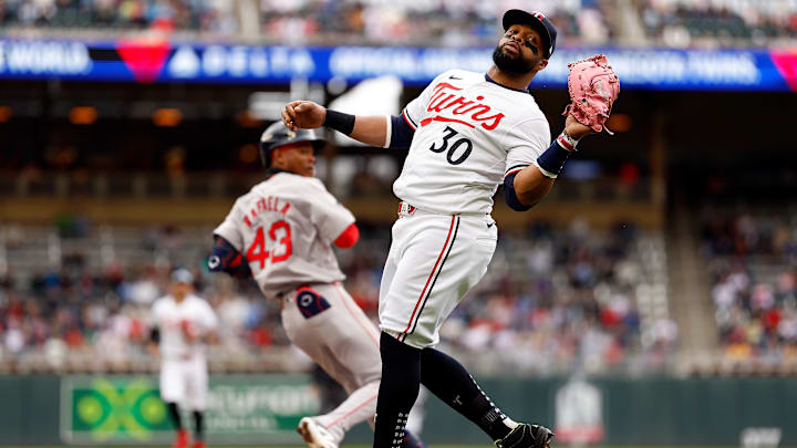 Minnesota Twins first baseman Carlos Santana won a Gold Glove, the first of his career.