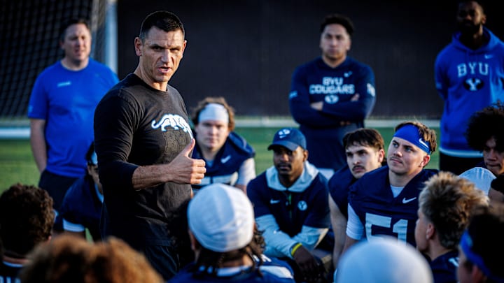 New BYU defensive coordinator Kelly Poppinga on the first day of 2026 Spring Camp New BYU defensive coordinator Kelly Poppinga on the first day of 2026 Spring Camp