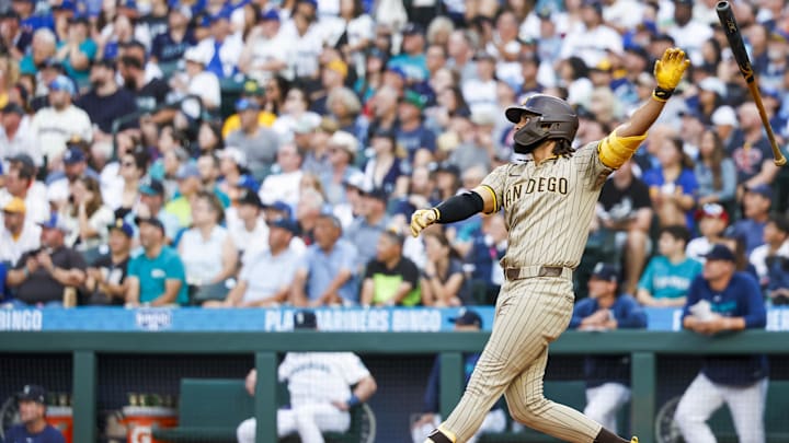 San Diego Padres right fielder Fernando Tatis Jr. is an interesting prop target on Tuesday. San Diego Padres right fielder Fernando Tatis Jr. is an interesting prop target on Tuesday.