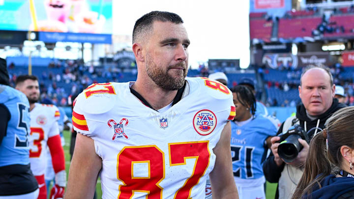 Chiefs tight end Travis Kelce still has a few milestones to play for in his team's final two games of the 2025 season.