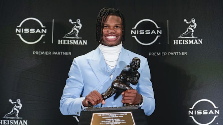 Colorado cornerback Travis Hunter won the Heisman Trophy in 2024. 