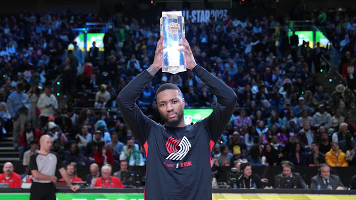 Portland Trail Blazers guard Damian Lillard is looking to win a third 3-Point Contest.