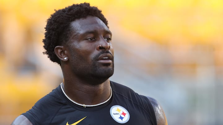 Steelers wide receiver DK Metcalf reportedly complained about the same Lions fan he punched last season when he was on the Seahawks.