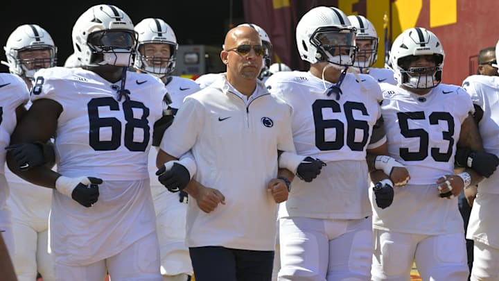 Penn State Nittany Lions head coach James Franklin