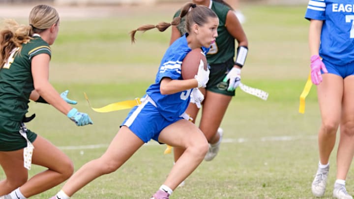 Edison vs. Santa Margarita in California Varsity high school girls football showdown- Sep. 16, 2025 Edison vs. Santa Margarita in California Varsity high school girls football showdown- Sep. 16, 2025
