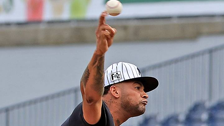 New York Yankees' Luis Gil During Spring Training New York Yankees' Luis Gil During Spring Training