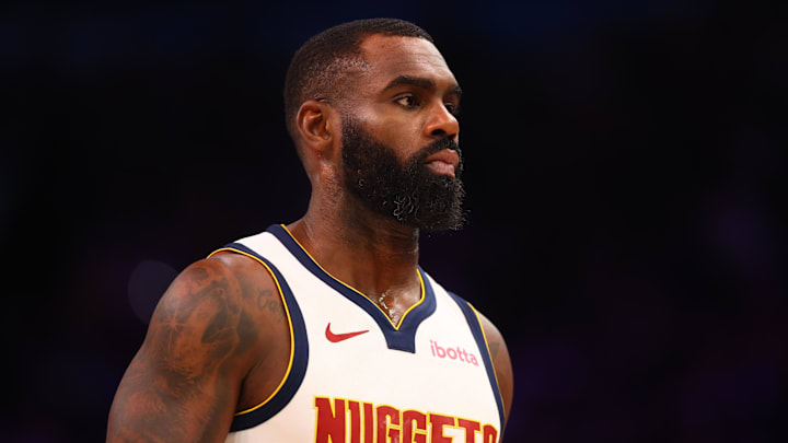 Mar 24, 2026; Phoenix, Arizona, USA; Denver Nuggets guard Tim Hardaway Jr. (10) against the Phoenix Suns at Mortgage Matchup Center. Mandatory Credit: Mark J. Rebilas-Imagn Images Mar 24, 2026; Phoenix, Arizona, USA; Denver Nuggets guard Tim Hardaway Jr. (10) against the Phoenix Suns at Mortgage Matchup Center. Mandatory Credit: Mark J. Rebilas-Imagn Images