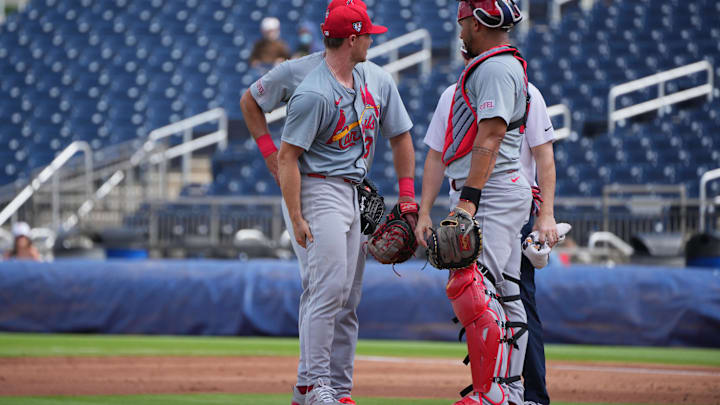 Mar 4, 2024; West Palm Beach, Florida, USA; St. Louis Cardinals starting pitcher Sonny Gray (54)