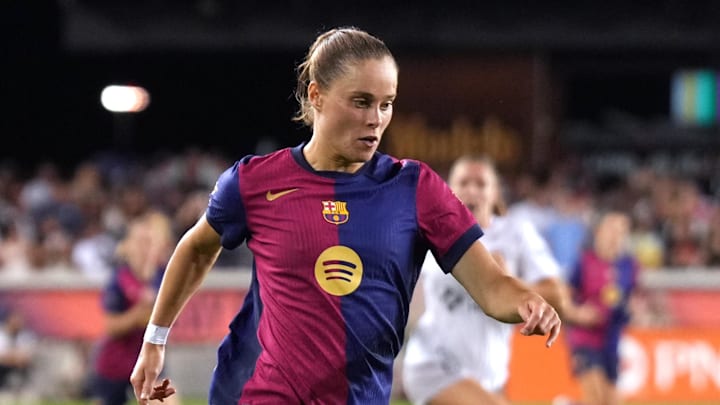 FC Barcelona forward Ewa Pajor has six goals in the UEFA Women's Champions League this season.