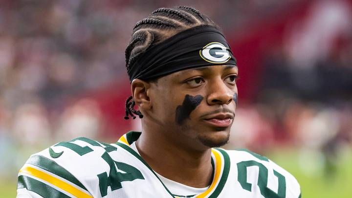 Green Bay Packers cornerback Carrington Valentine Green Bay Packers cornerback Carrington Valentine