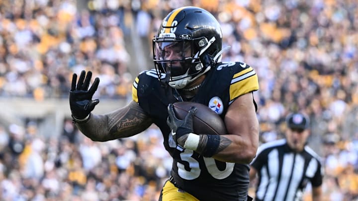 Pittsburgh Steelers running back Jaylen Warren.