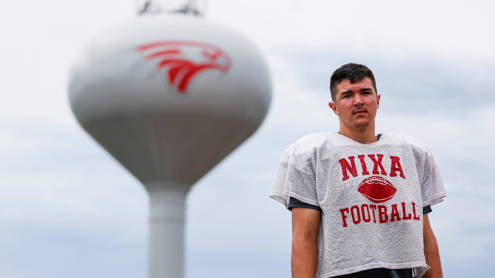 Nixa High School freshman Jackson Cantwell is a 6-foot-8 multi-sport athlete and has already scored a 33 on the ACT.

Tnixa Football00009