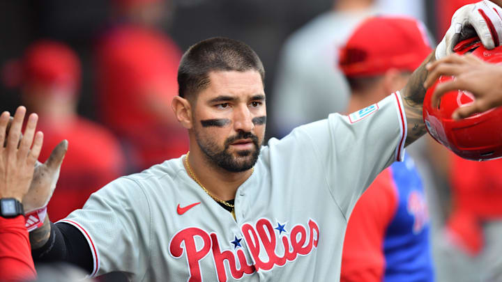 Nick Castellanos does not figure to get much playing time in the outfield with the San Diego Padres.