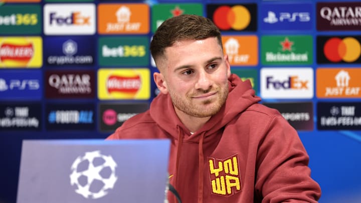 Mac Allister was on press conference duty