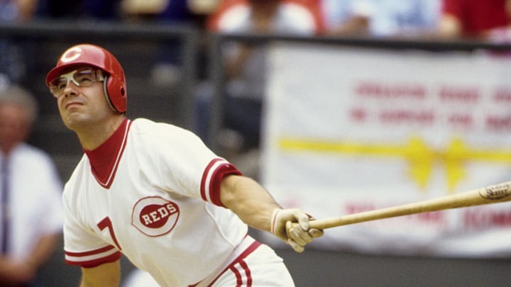 Jun 10, 1991; Cincinnati, OH, USA; FILE PHOTO; Cincinnati Reds infielder Chris Sabo against the Philadelphia Phillies at Riverfront Stadium.  Mandatory Credit: Imagn Images