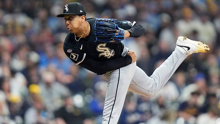 Chicago White Sox pitcher Jedixson Paez (63) pitches during the sixth inning of the Opening Day game against the Milwaukee Brewers on Thursday March 26, 2026 at American Family Field in Milwaukee, Wisconsin. Chicago White Sox pitcher Jedixson Paez (63) pitches during the sixth inning of the Opening Day game against the Milwaukee Brewers on Thursday March 26, 2026 at American Family Field in Milwaukee, Wisconsin.