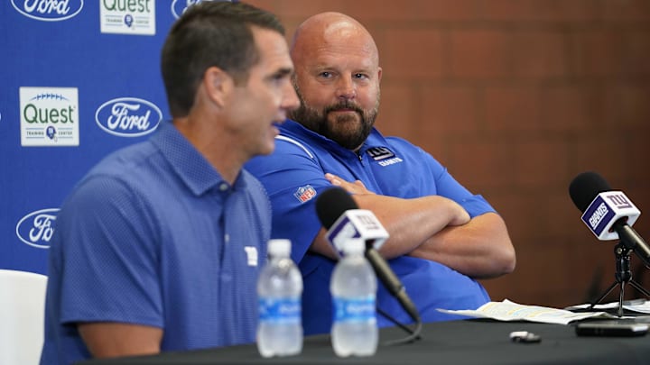 Joe Schoen (L), Brian Daboll (R), New York Giants
