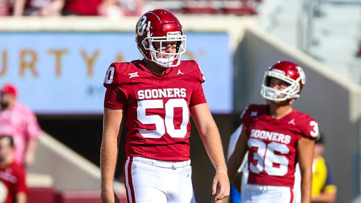 Oklahoma long snapper Ben Anderson