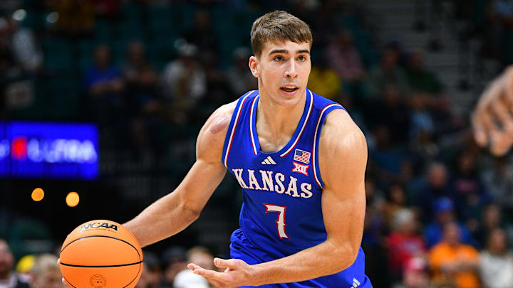 Kansas basketball player Kohl Rosario