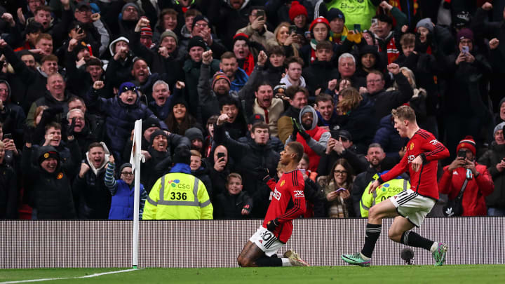 Marcus Rashford had waited a long time to celebrate at Old Trafford