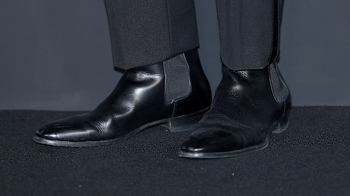 Black Leather Chelsea Boots