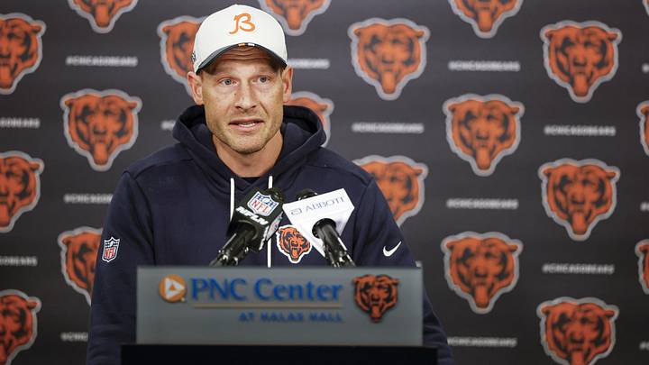 Chicago Bears head coach Ben Johnson.