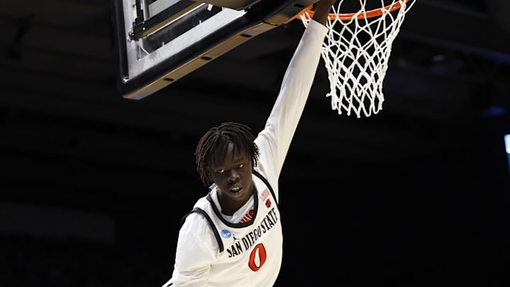 San Diego State Aztecs forward Magoon Gwath. 